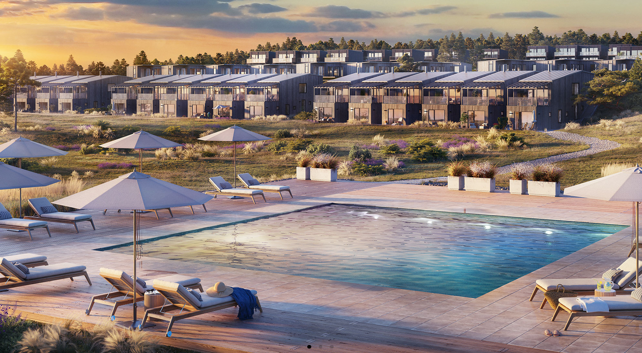 Neubau des Fröjel Seaview Resort in Schweden direkt an der Ostsee auf der Insel Gotland